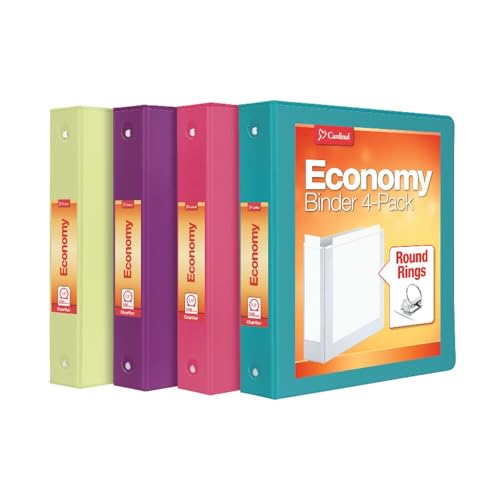 Oxford Cardinal 3 Ring Binders 4 pack group