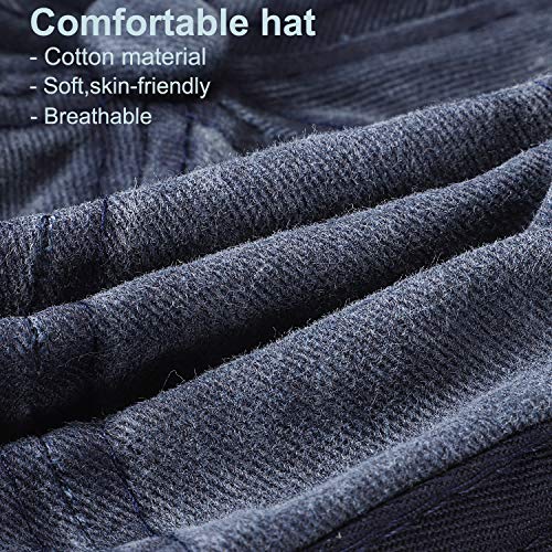 Breathable eyelet detail on plain baseball hat