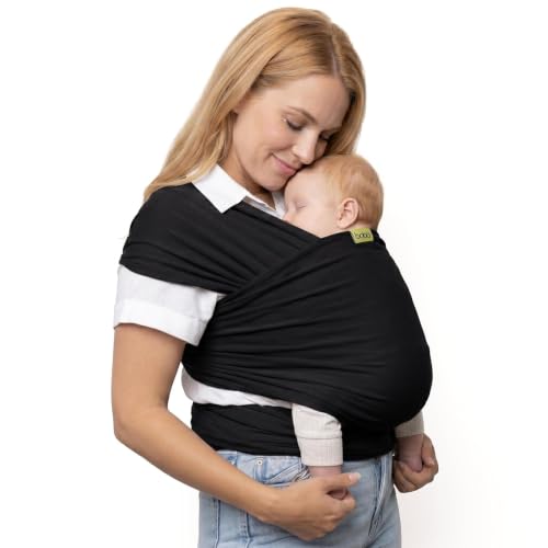 Boba Baby Wrap Carrier Black folded
