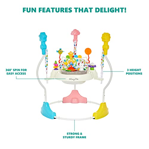 Top view of interactive baby play station