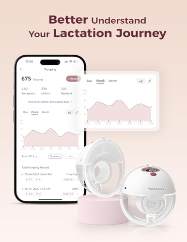 Smart app interface for Momcozy M5