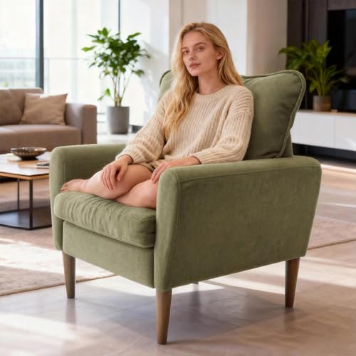Back view of the OLIXIS accent chair