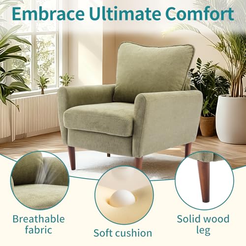 OLIXIS accent chair in a living room setting
