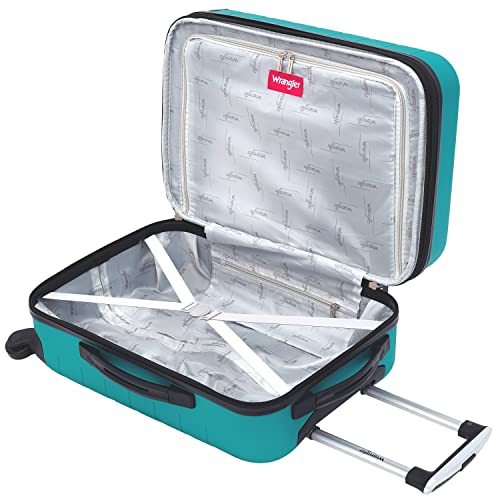 Telescopic handle and top carry handle detail