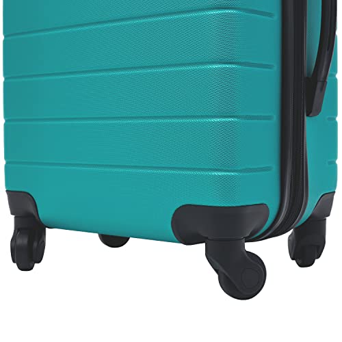 Integrated cup and phone holder on luggage back