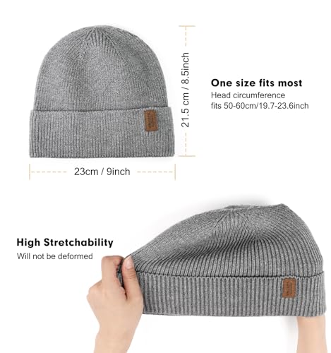 Soft Warm Cuffed Cap