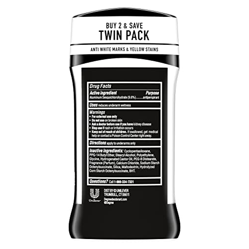 Degree UltraClear antiperspirant packaging