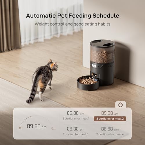 IMIPAW automatic cat feeder food compartment