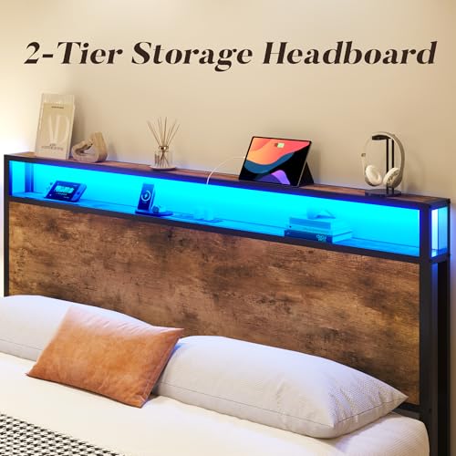 Durable metal bed frame support structure