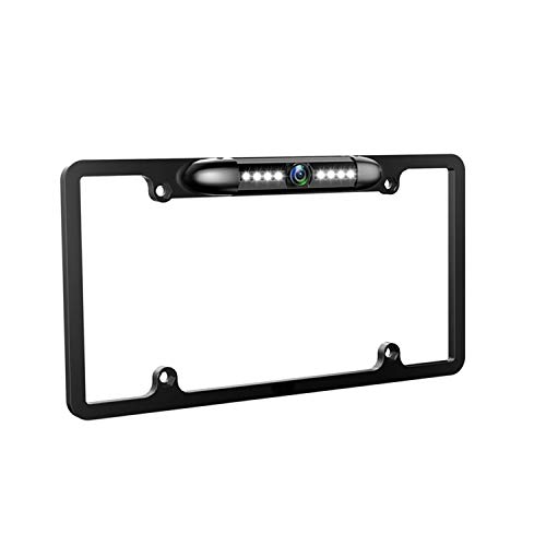 GLK license plate frame backup camera view