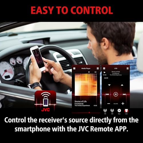 JVC KD-SX27BT USB and AUX ports