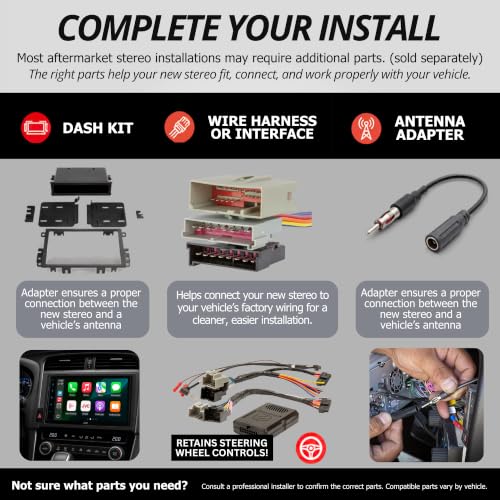 JVC KD-SX27BT packaging contents