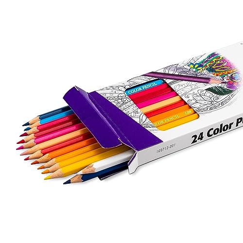 Pentel Arts Colored Pencils arranged to show assorted colors