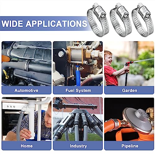 Qibaok pipe clamp assortment for automotive repair