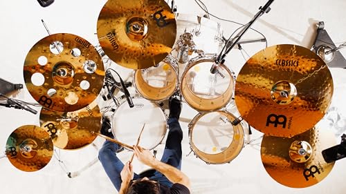 Meinl Percussion Classics Custom brilliant finish cymbal set detail