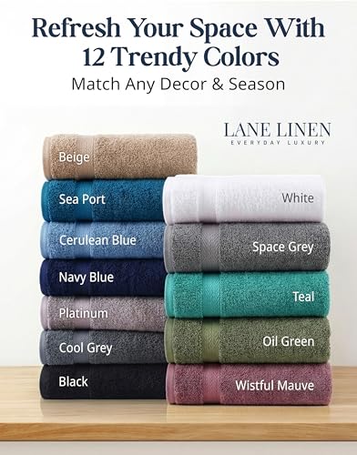 The complete LANE LINEN 24 piece bathroom set