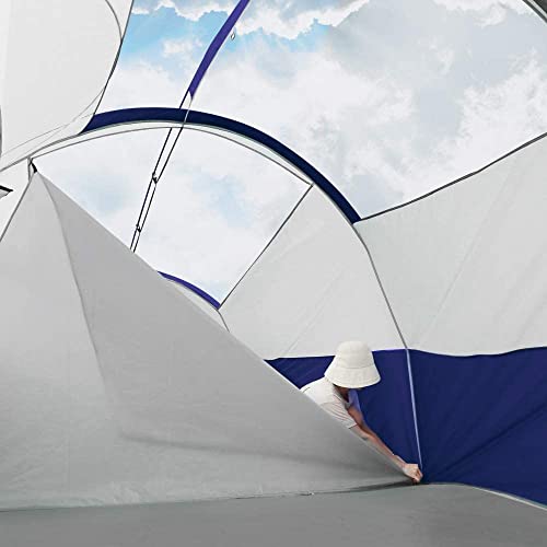 Side profile of CAMPROS CP 8 person tent