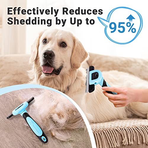 Anti-slip handle detail on MIU COLOR pet brush