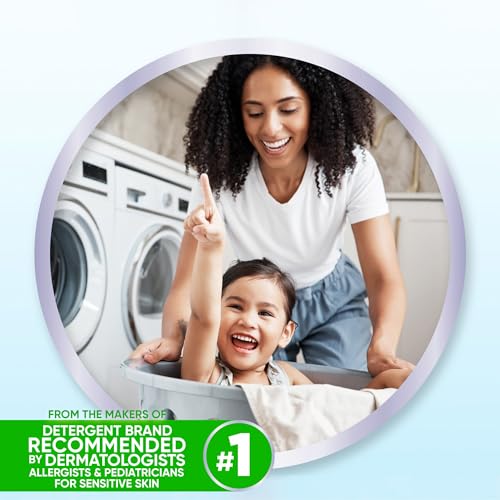 all free clear Fabric Softener Dryer Sheets for Sensitive Skin, 195 Count opening box