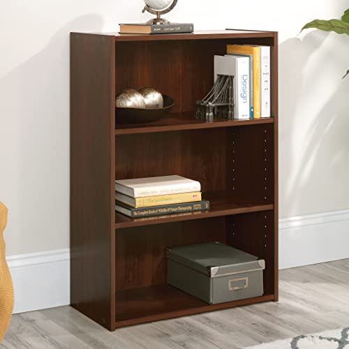 Front view of Sauder 3-shelf bookcase
