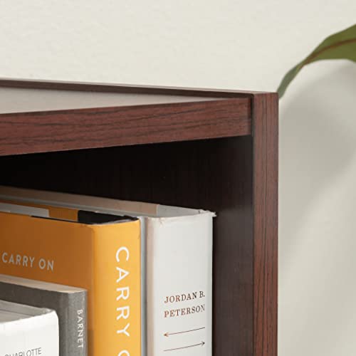 Sauder bookcase in a home office setting