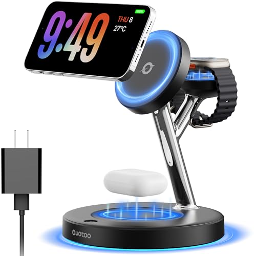Ouotoo 3-in-1 Mag-Safe stand front view