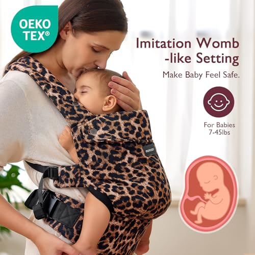 Momcozy PureHug Cotton-Leopard fabric detail