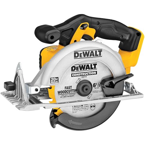 DEWALT 20V MAX circular saw side profile