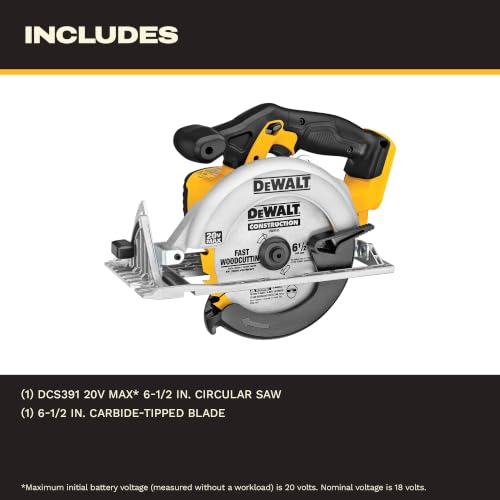 DCS391B cordless saw magnesium shoe view