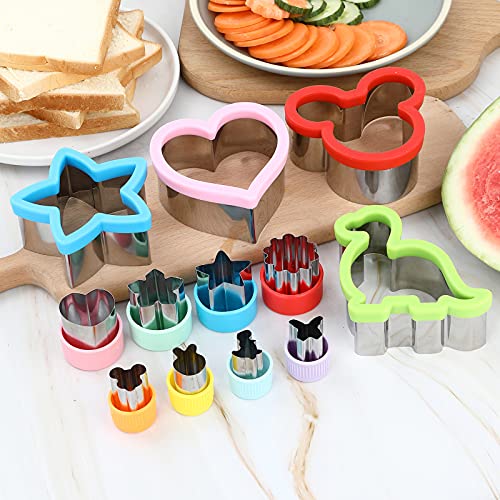 Assorted small vegetable and fruit cutters