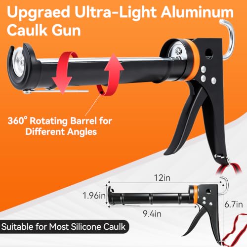 Cocew black caulking gun profile