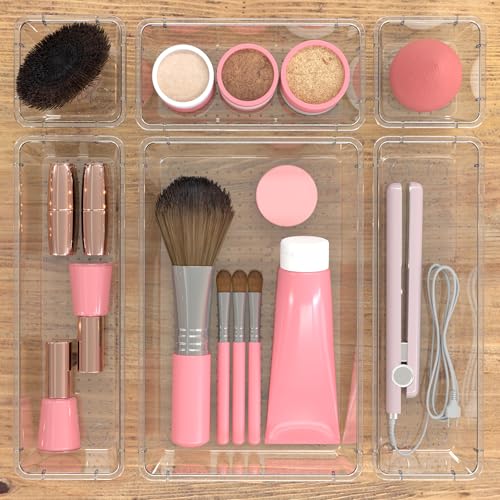 KICHLY 25-Piece set arranged in a vanity drawer