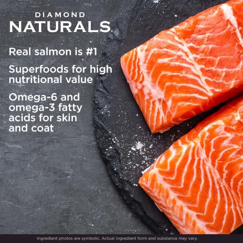Close up of Diamond Naturals 30lb packaging