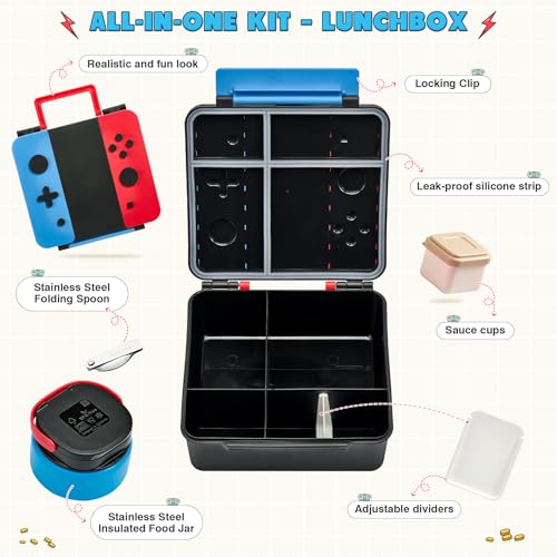 FAJSL Game Bento Box with opened food jar