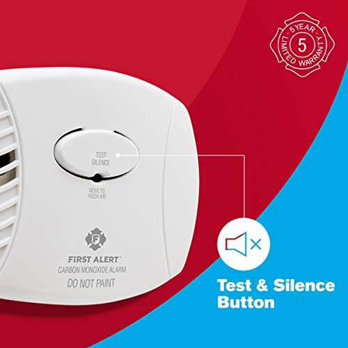 First Alert CO400 alarm sensor close up