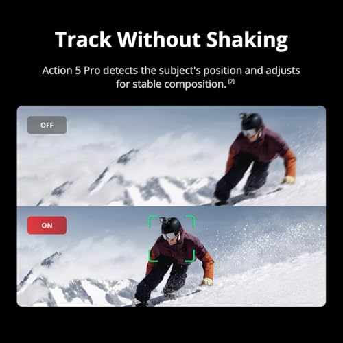 DJI Osmo Action 5 Pro camera showing lens detail