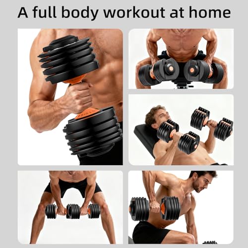 High strength nylon coated plates on Moveta dumbbell
