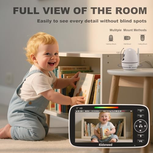 Back view of Kidsneed baby camera