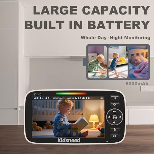 Kidsneed monitor interface buttons