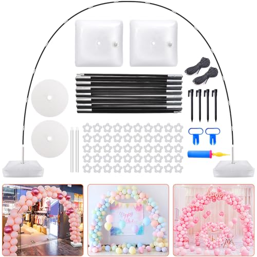 Chamvis balloon arch kit fully assembled with balloons