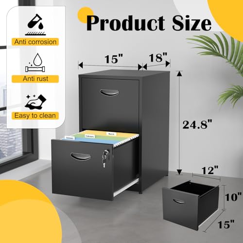 Robust cold-rolled steel file cabinet