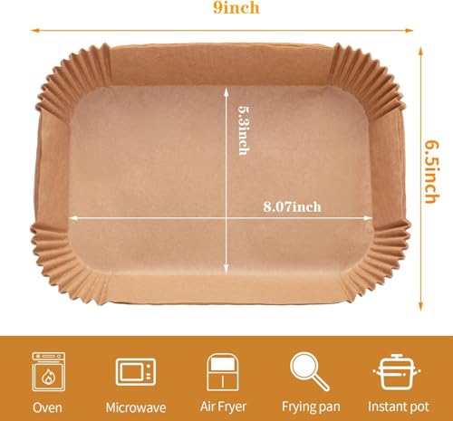Ecfvtp disposable liner inside air fryer basket