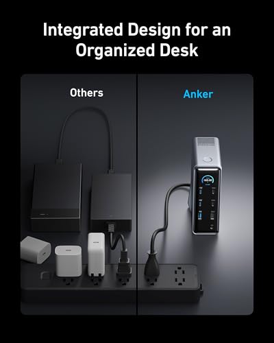 Dual monitor setup with Anker Prime docking station