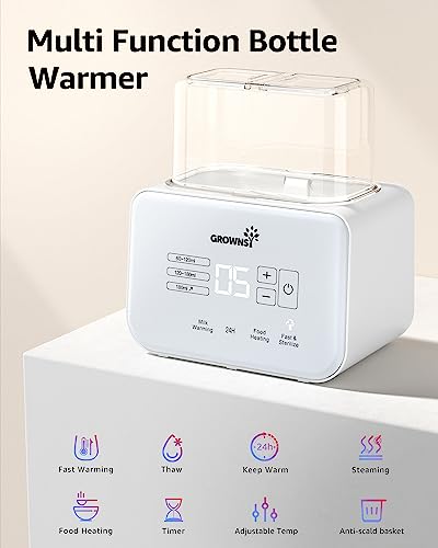 GROWNSY W3 bottle warmer side profile