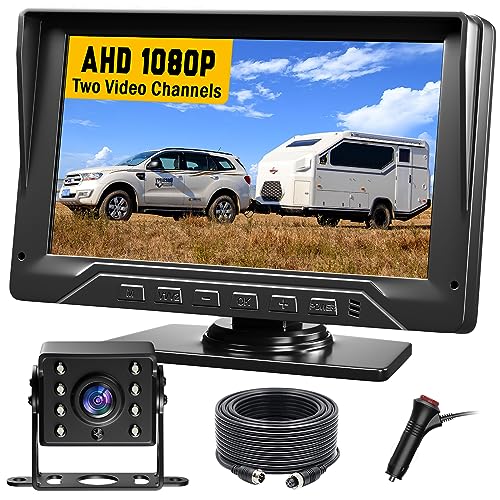 FEISIKE 7'' Wired Backup Camera System display unit