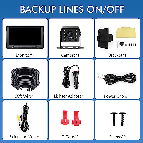 Components included with the FEISIKE camera kit