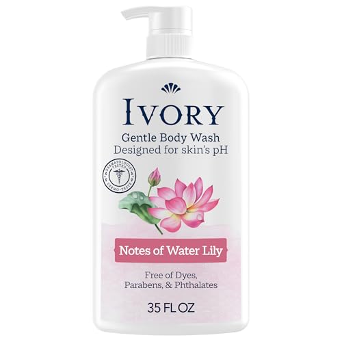 Ivory Body Wash Water Lily 35 oz front bottle