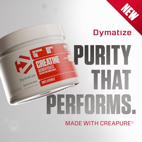 Back label of Dymatize Creatine Monohydrate