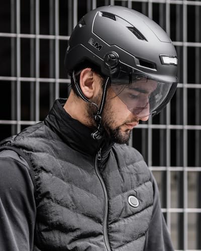Close up of USB charging port on ILM helmet