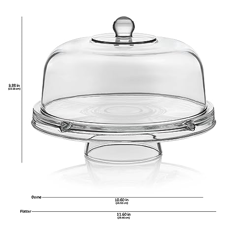 Exploded view of the 6-in-1 glass components